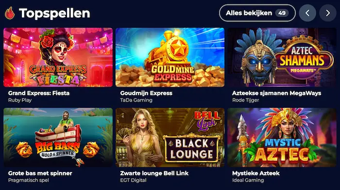 Aztec Paradise Spellen games